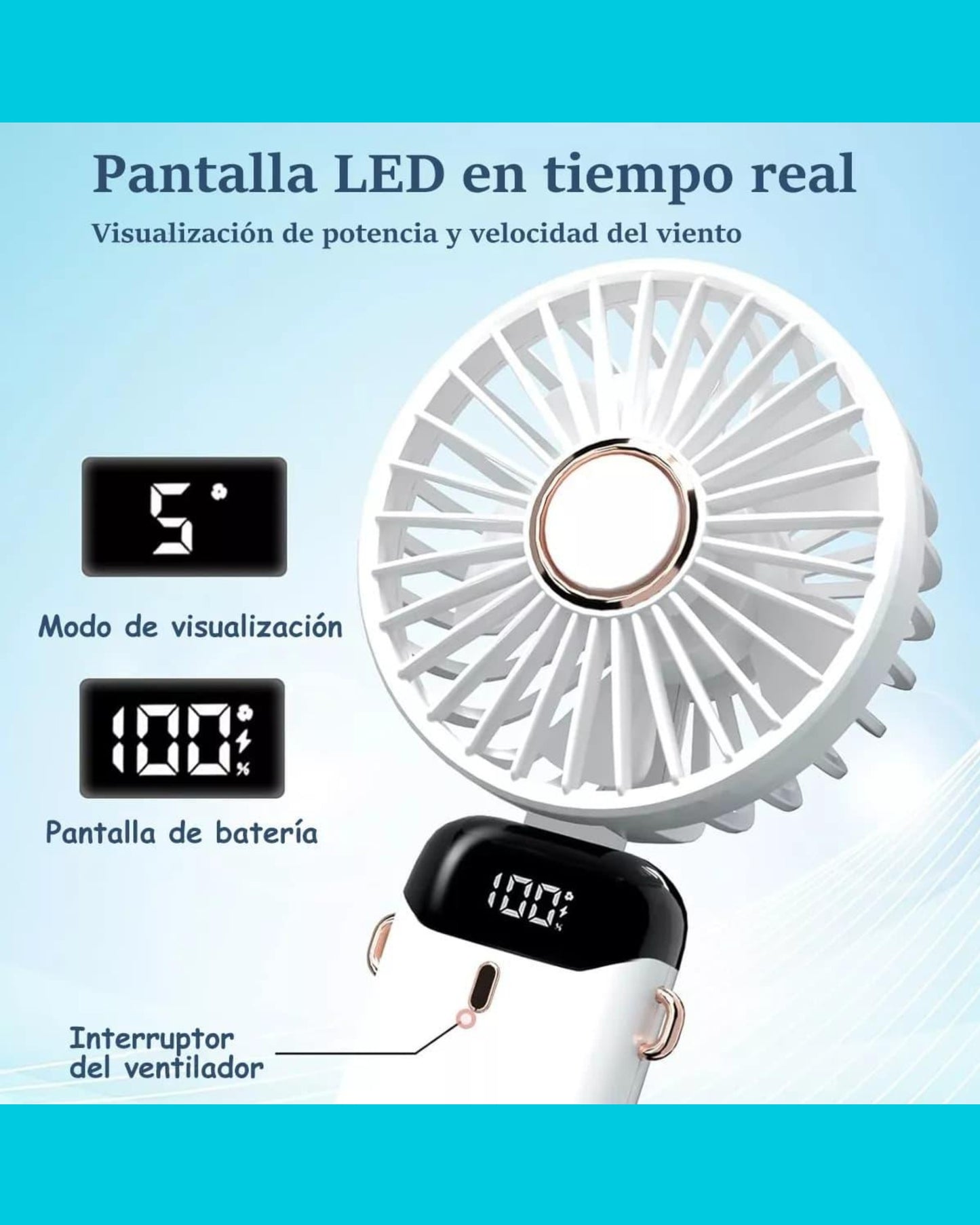 Mini Ventilador Portatil